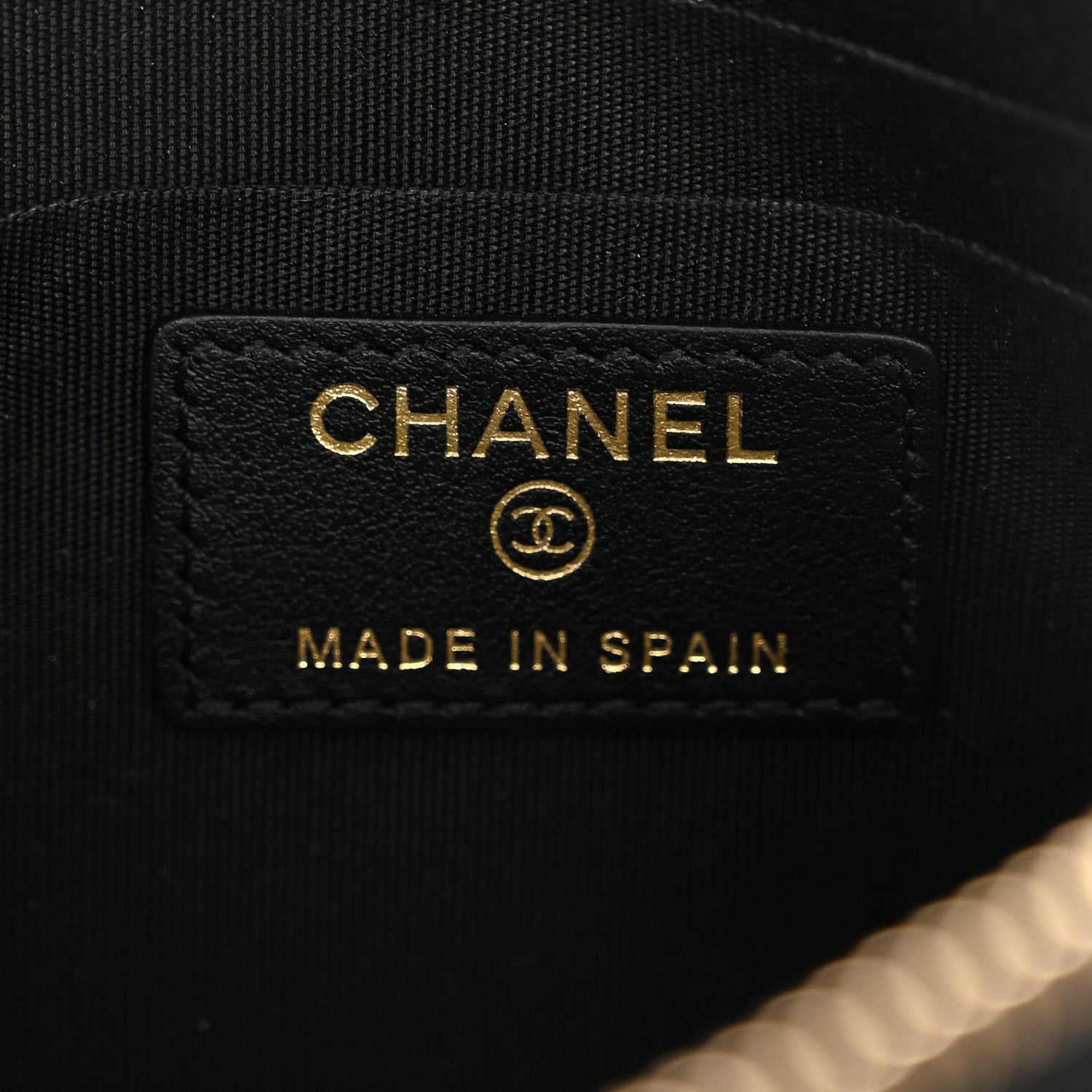 Chanel Caviar Quilted Classic Zip Boy Pouch Black 6 of 9