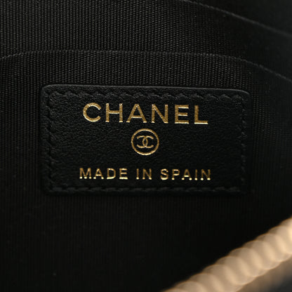 Chanel Caviar Quilted Classic Zip Boy Pouch Black 6 of 9
