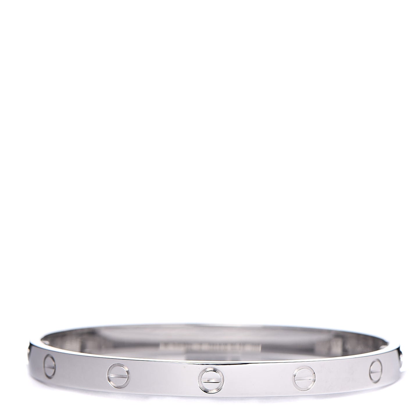 18K White Gold LOVE Bracelet 19