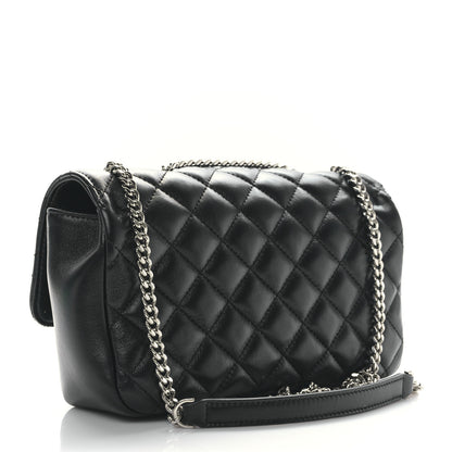 Versace Nappa Quilted Medusa Small Chain Shoulder Bag Black 3 of 8