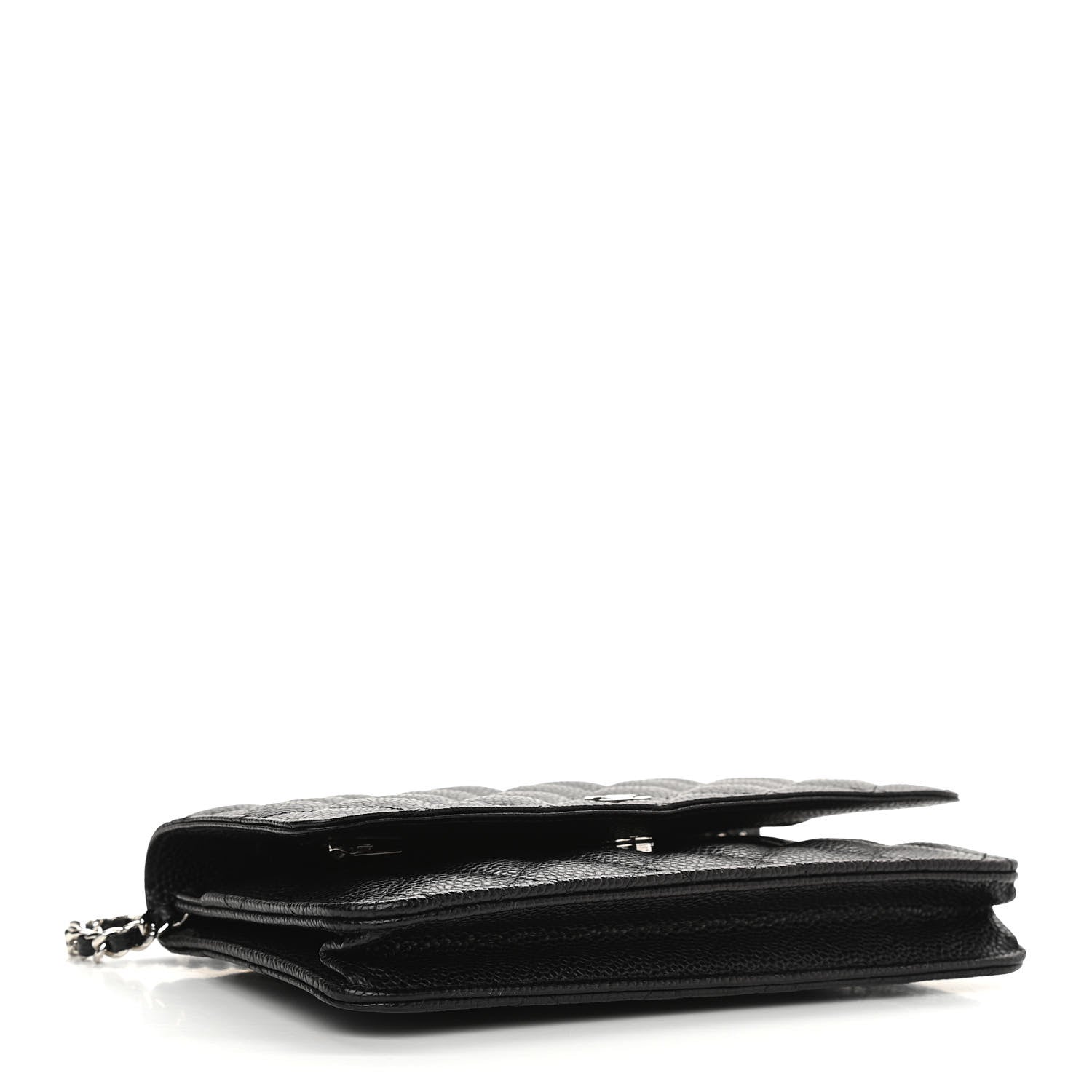 Chanel Caviar Quilted Wallet On Chain WOC Black 4 of 8