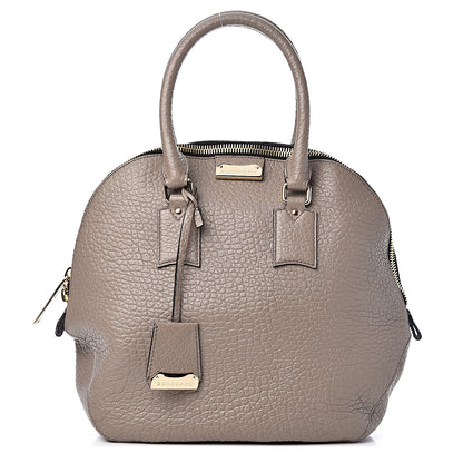 Burberry Heritage Grain Medium Orchard Bowling Bag Pale Taupe 1 of 12