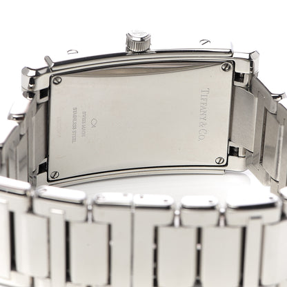 Tiffany Stainless Steel Diamond Bezel 27mm Grand Resonator Quartz Watch 5 of 6
