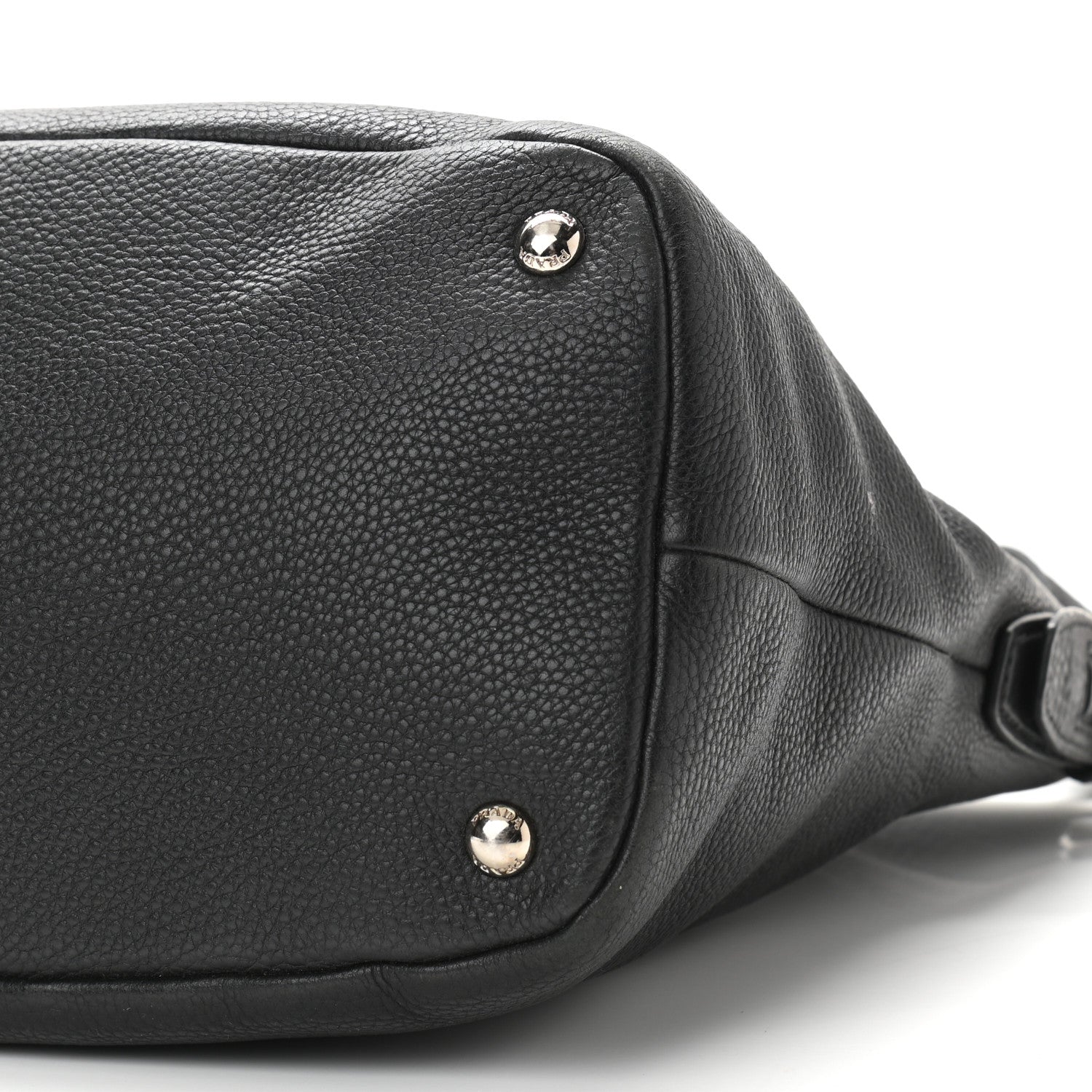 Prada Vitello Daino Hobo Black 8 of 8