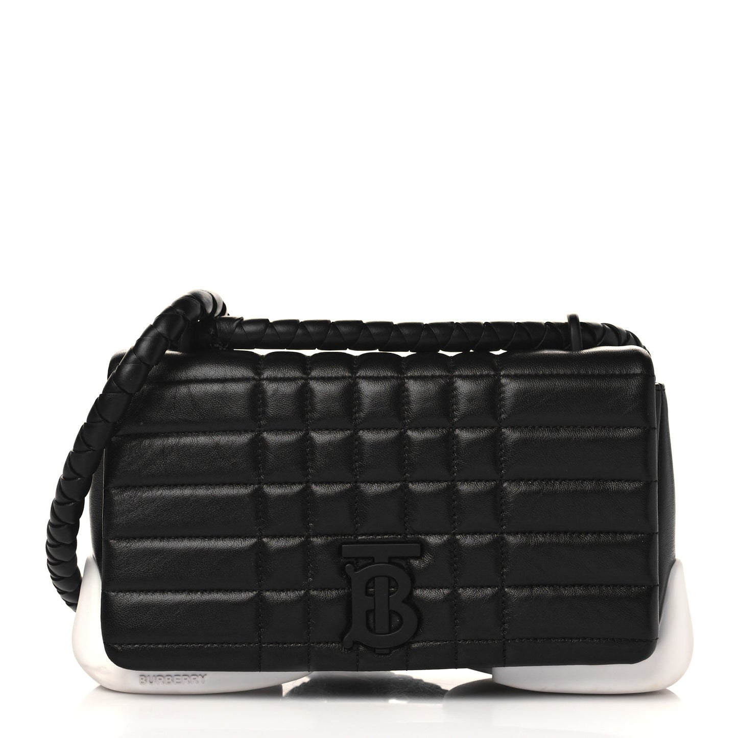 Lambskin Quilted Small Lola Hoof Bag Black