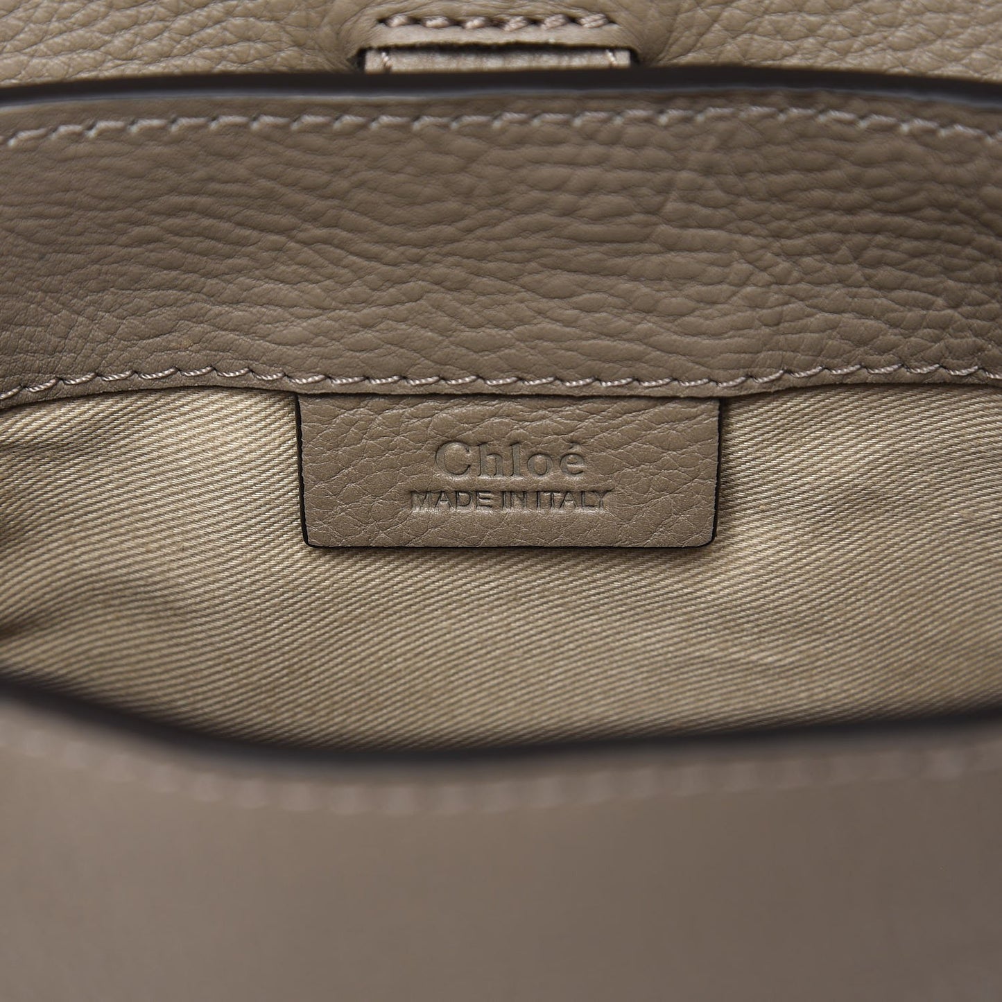 Suede Calfskin Mini Faye Backpack Motty Grey