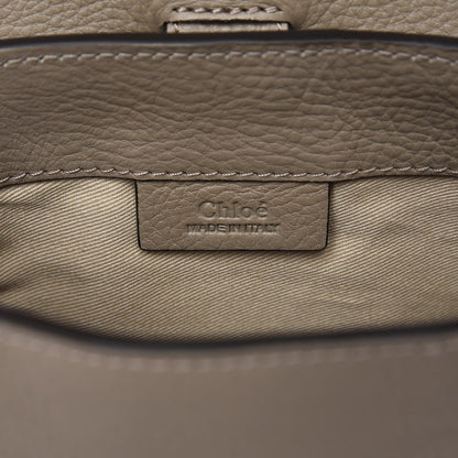 Chloe Suede Calfskin Mini Faye Backpack Motty Grey 7 of 7