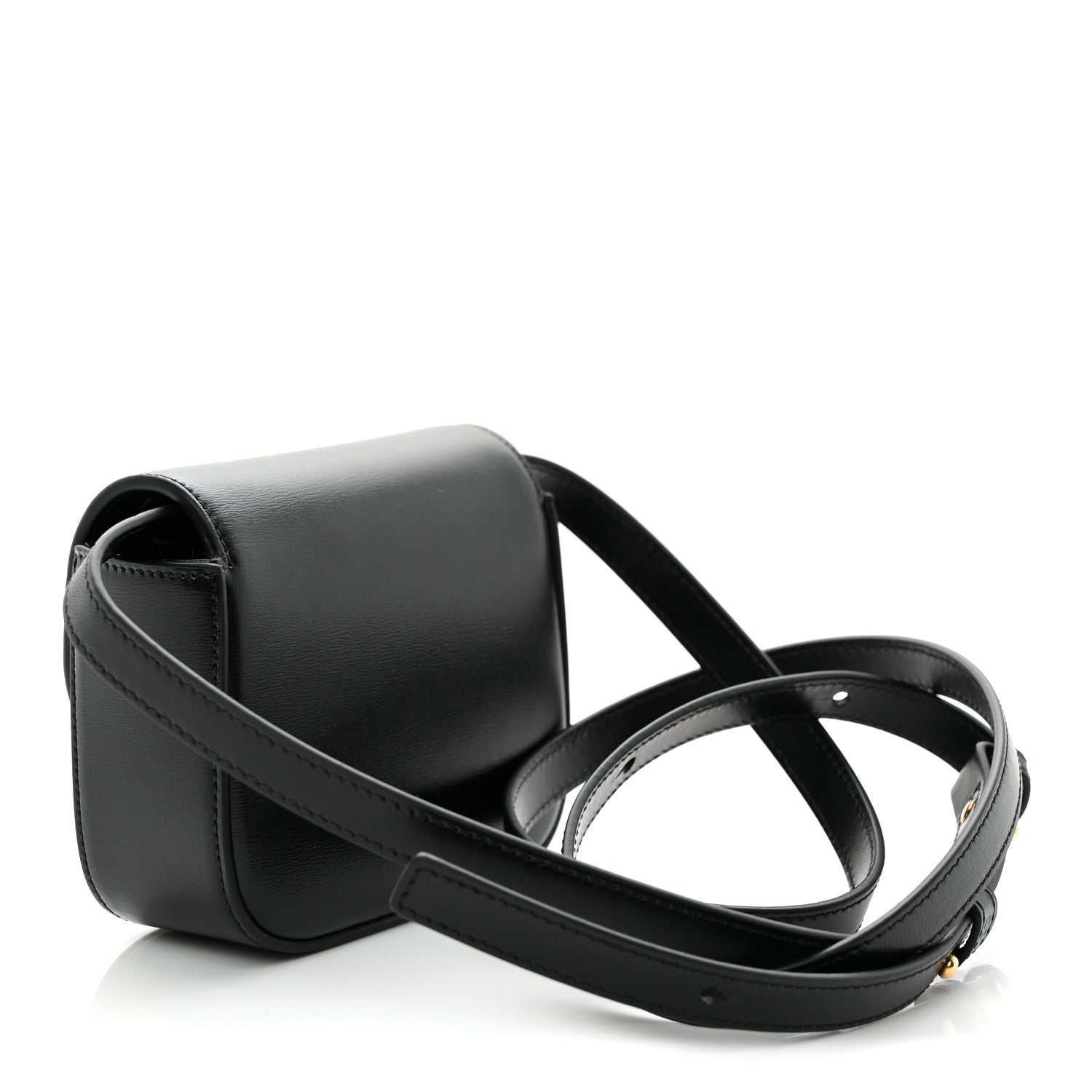 Celine Shiny Calfskin Mini Claude Black 3 of 11