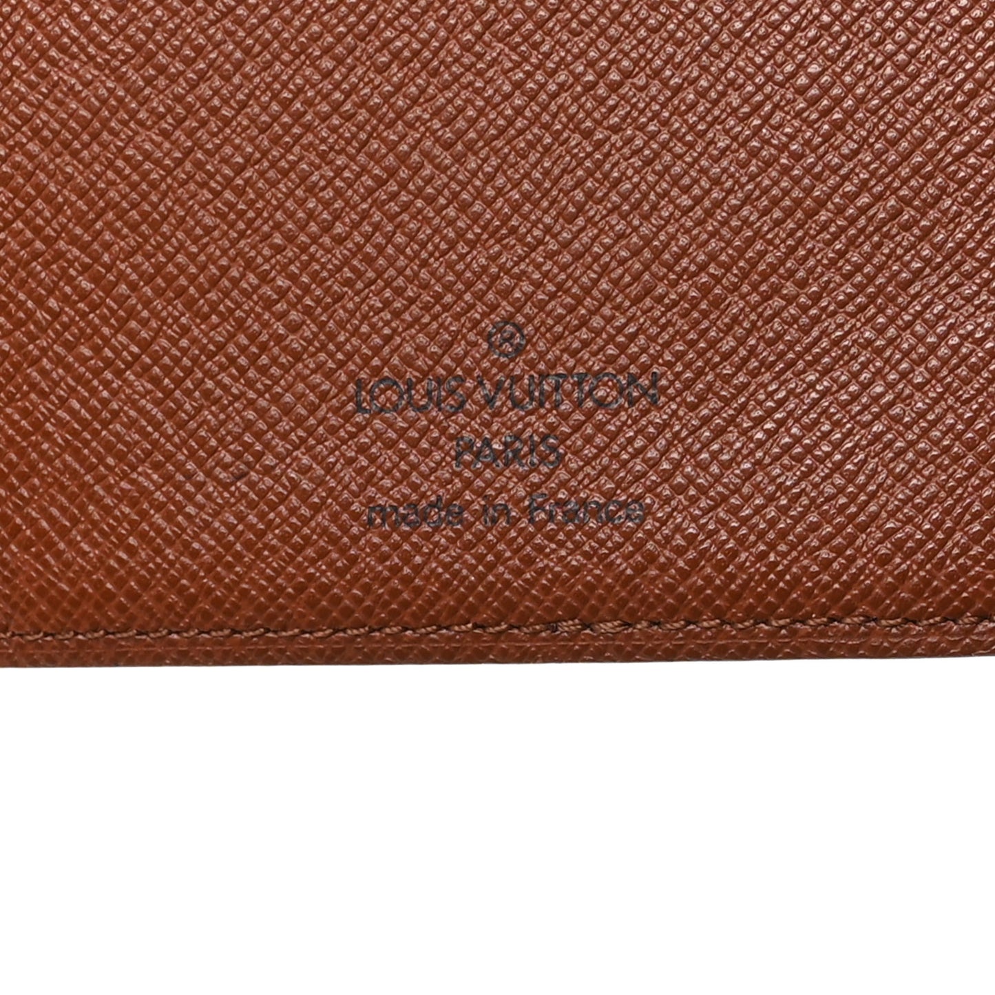 Monogram Checkbook Holder Case Wallet