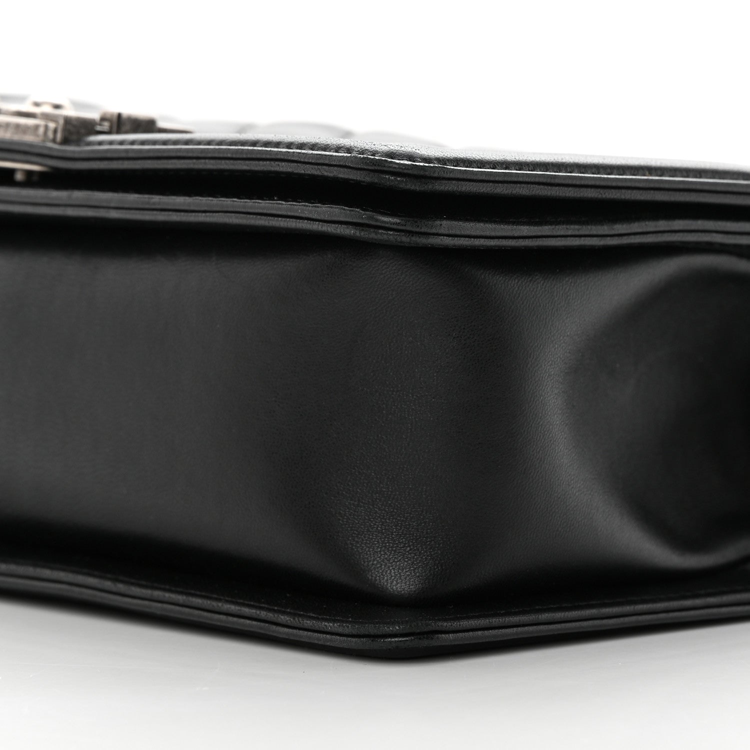 Chanel Lambskin Quilted Medium Boy Flap Black 10 of 16