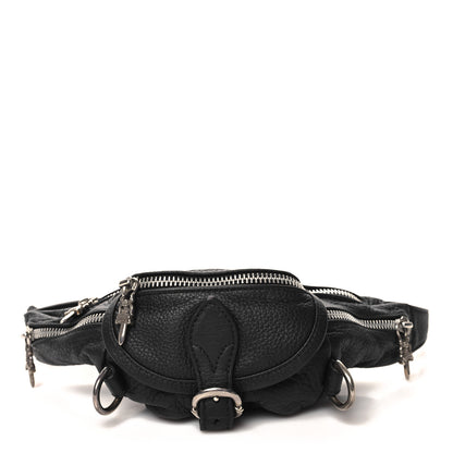 Chrome Hearts Grained Calfskin Snat Pack Gunslinger Waist Bag Black 1 of 9