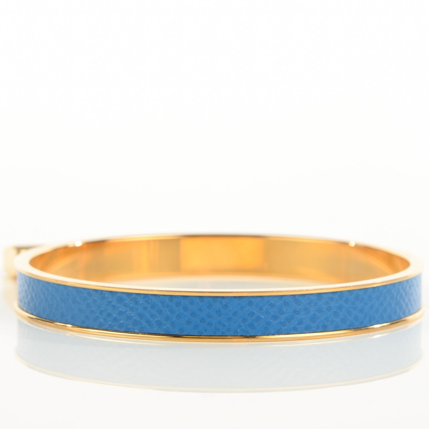 Hermes Courchevel Kelly H Cadena Bracelet Bleu France 3 of 6