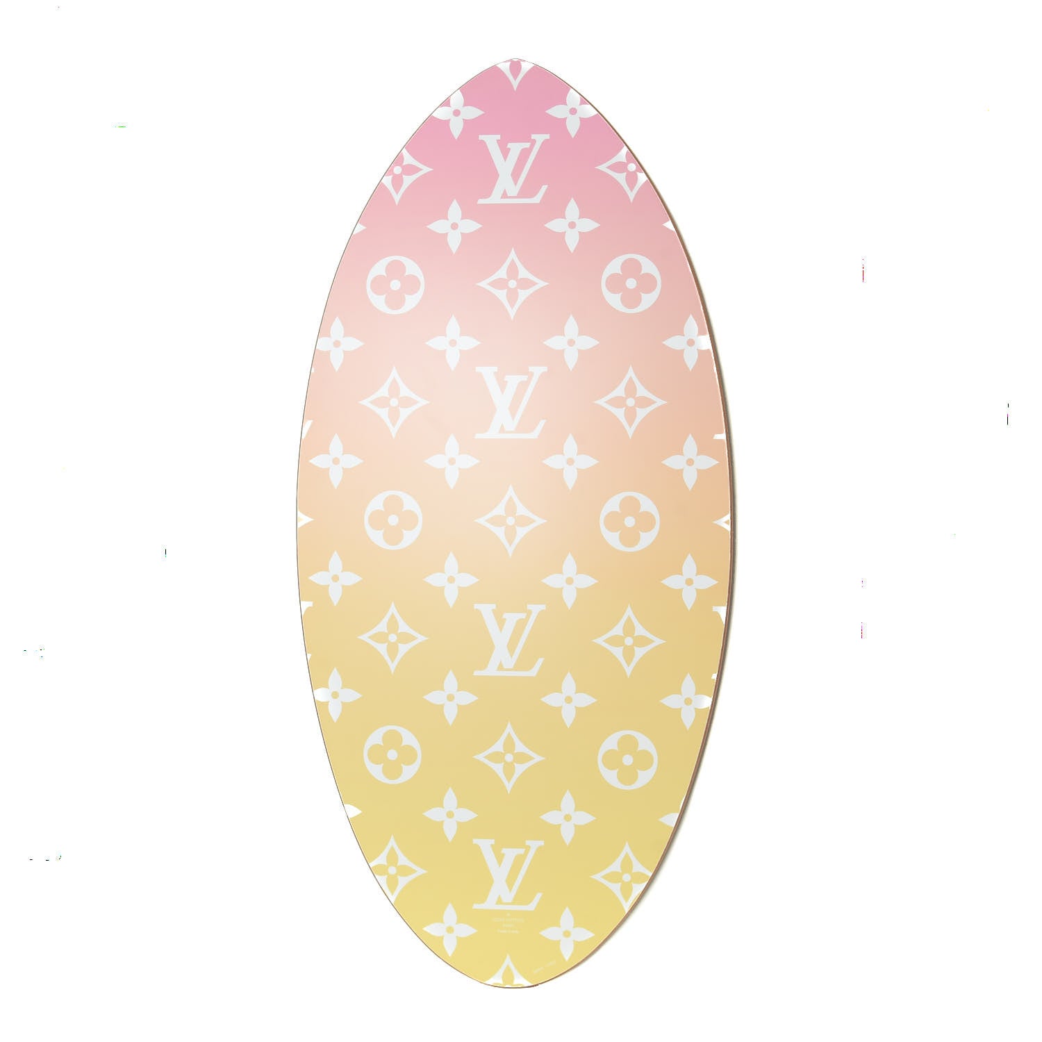 Louis Vuitton Wood Monogram By The Pool Skimboard Multicolor 2 of 5
