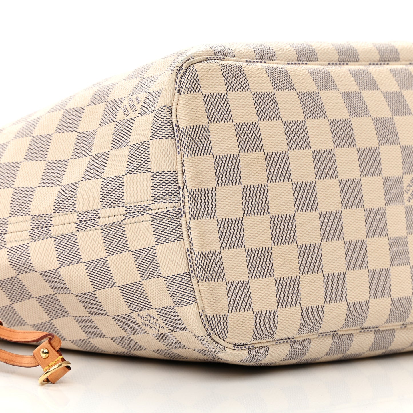 Damier Azur Neo Neverfull MM Rose Ballerine