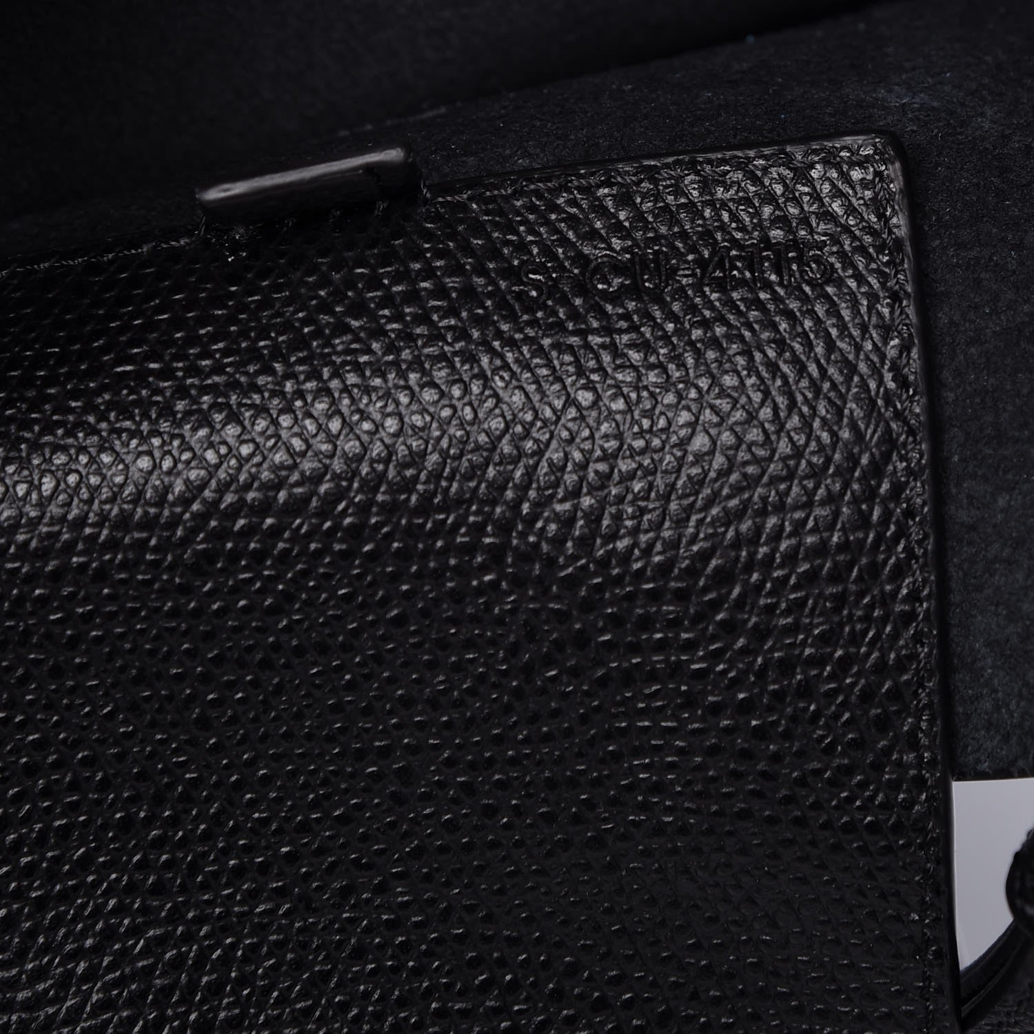 Celine Grained Calfskin Small Vertical Cabas Black 9 of 9