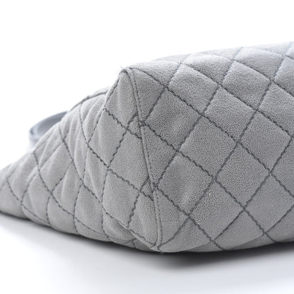 Stella McCartney Shaggy Deer Quilted Falabella East West Shopper Tote Grey 8 of 10