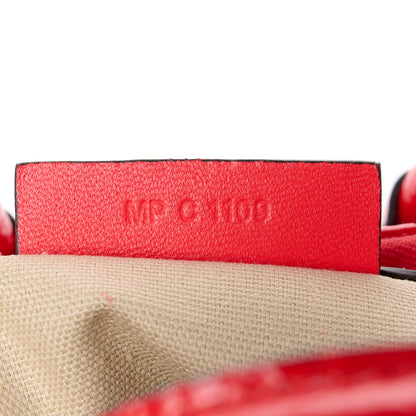 Givenchy Calfskin Crocodile Embossed Mini Antigona Red 8 of 15