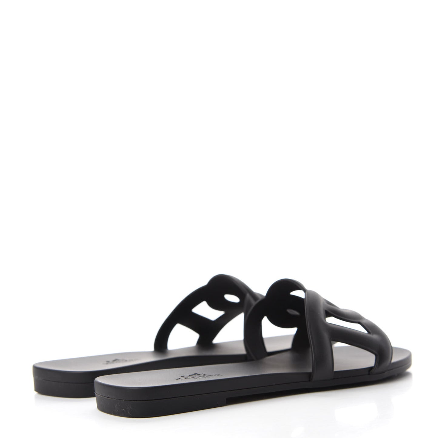 Rubber Aloha Sandals 35 Black
