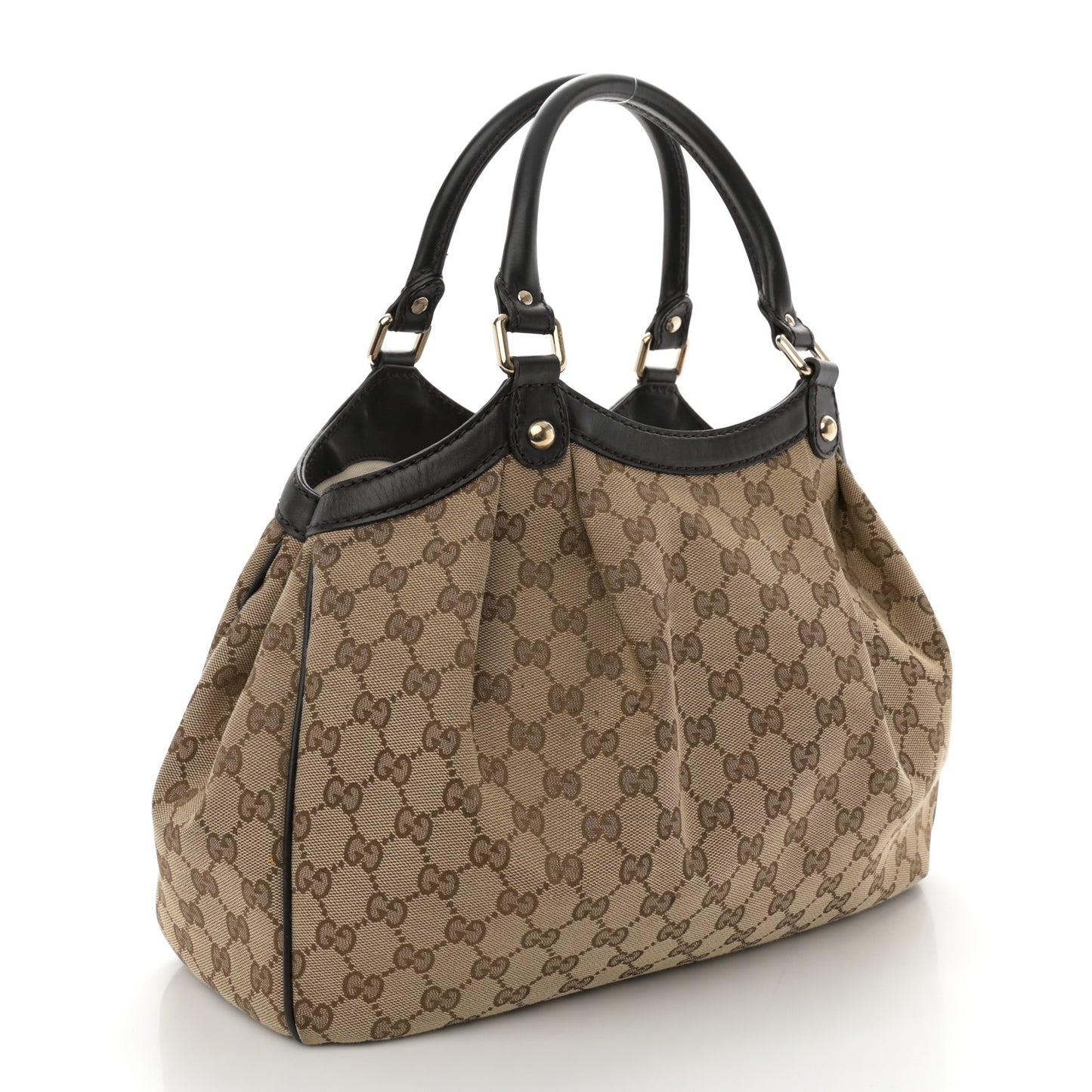 Monogram Medium Sukey Tote Dark Brown