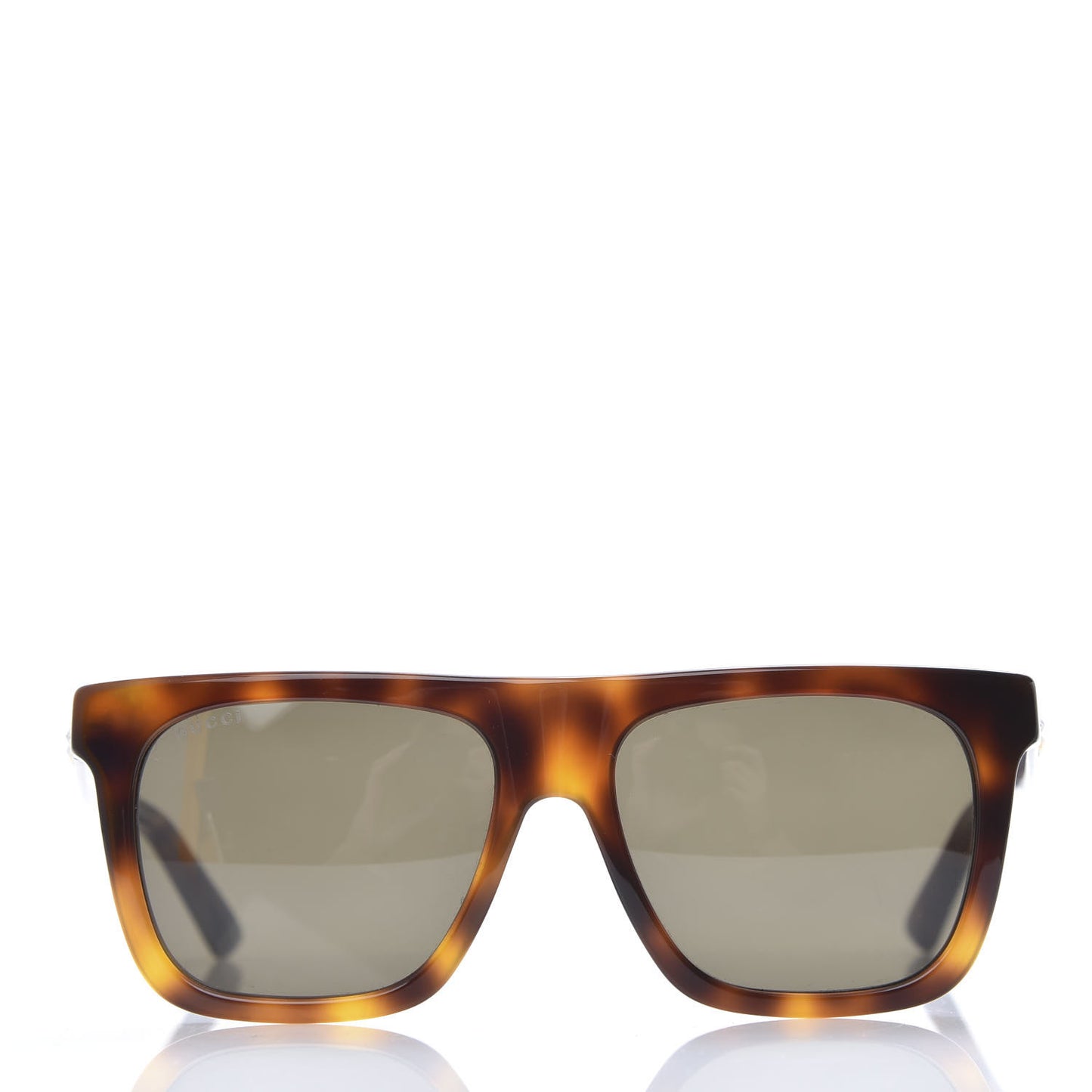 Square Frame Star Sunglasses GG 0347S Tortoise