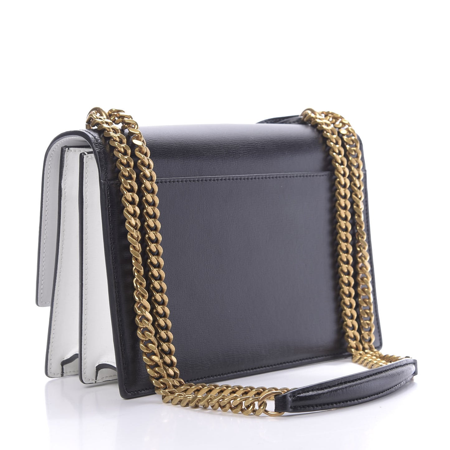 Calfskin Bi-Color Medium Monogram Sunset Black Pearl White