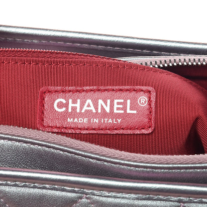 Chanel Iridescent Lambskin Calfskin Quilted Medium Gabrielle Hobo Light Purple 7 of 10