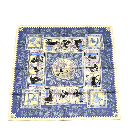 Hermes Silk Greek God and Goddess Mythology Scarf 90 1 of 4