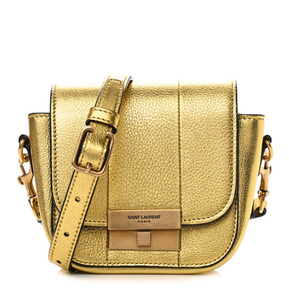 Saint Laurent Metallic Grained Calfskin Mini Betty Satchel Gold 1 of 9