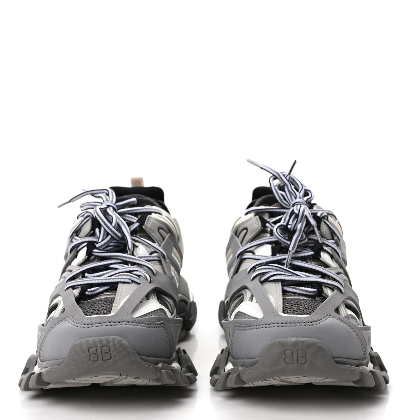 Mesh Nubuck Effect Fabric LED Womens Track Sneakers 39 Grey