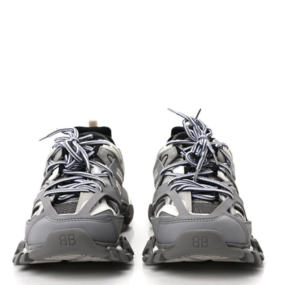 Balenciaga Mesh Nubuck Effect Fabric LED Womens Track Sneakers 39 Grey 2 of 9