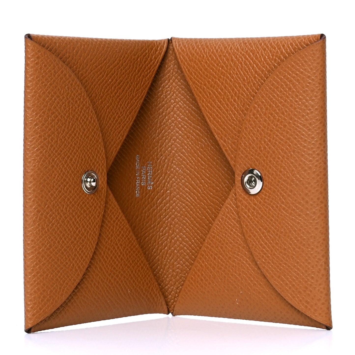 Epsom Calvi Card Case Gold