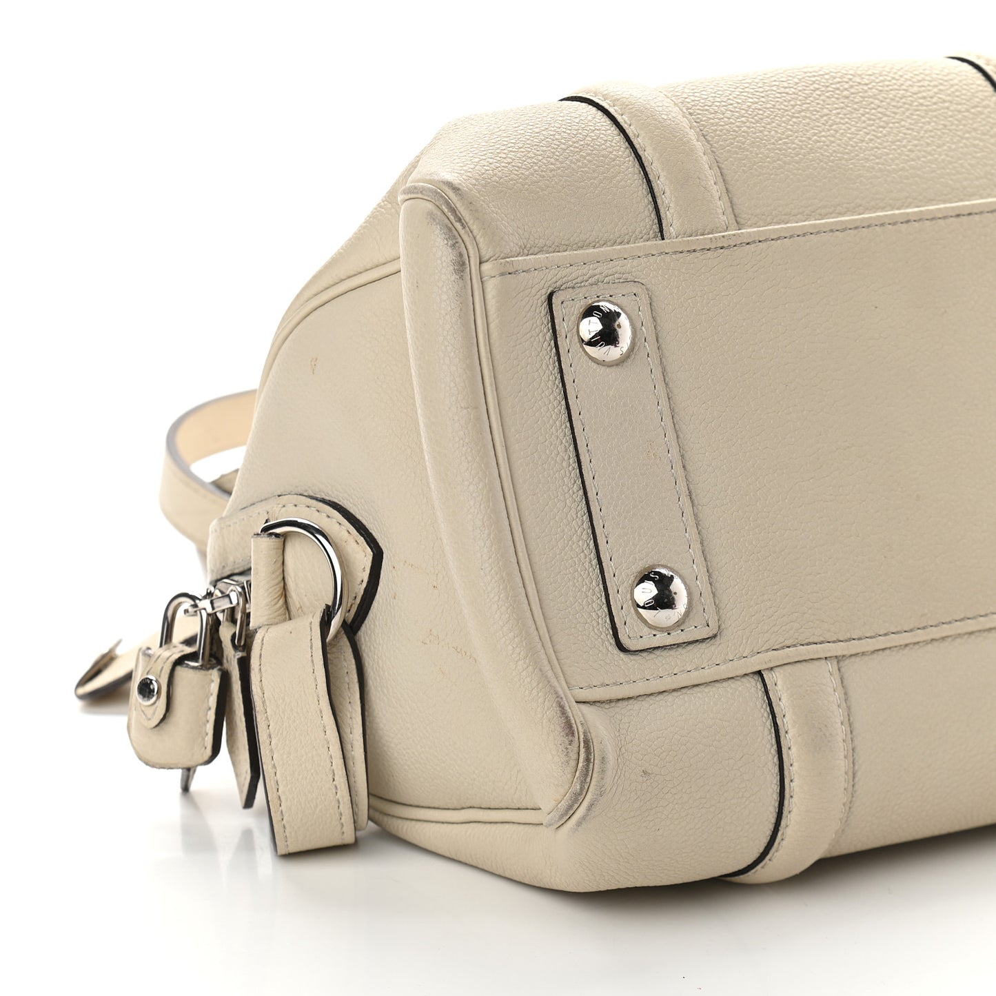 Veau Cachemire SC Bag BB Blanc Casse