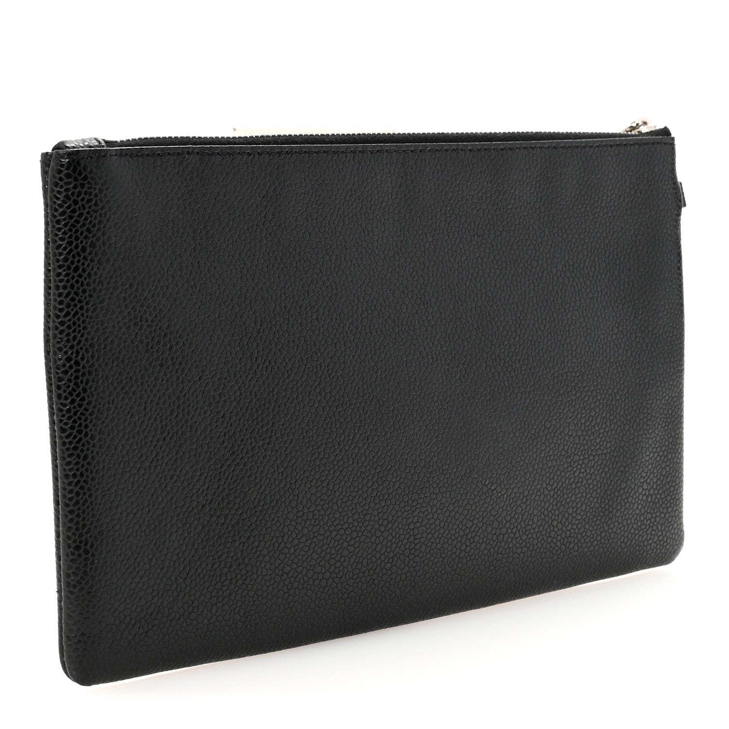 Chanel Caviar Pouch Bag Black 3 of 6