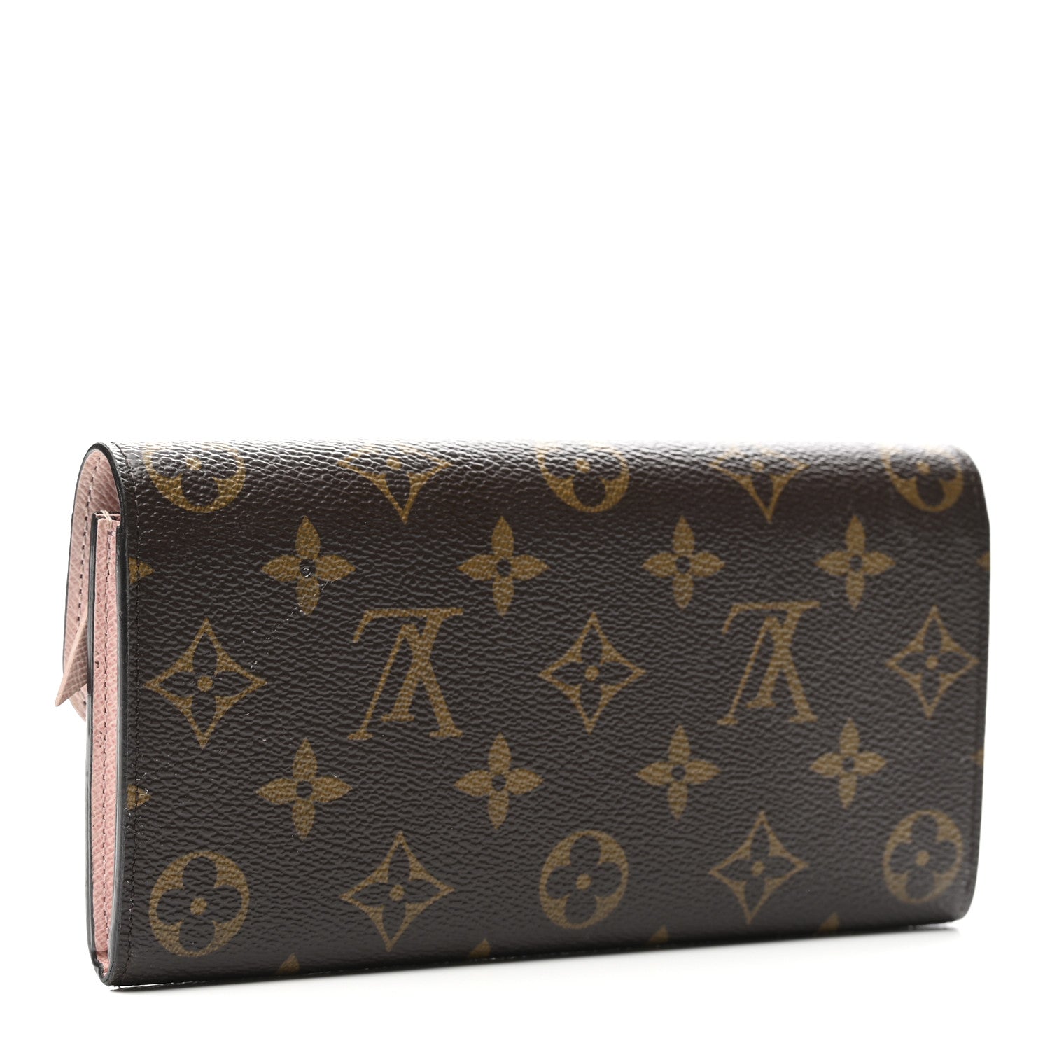 Louis Vuitton Monogram Emilie Wallet Rose Ballerine 2 of 6