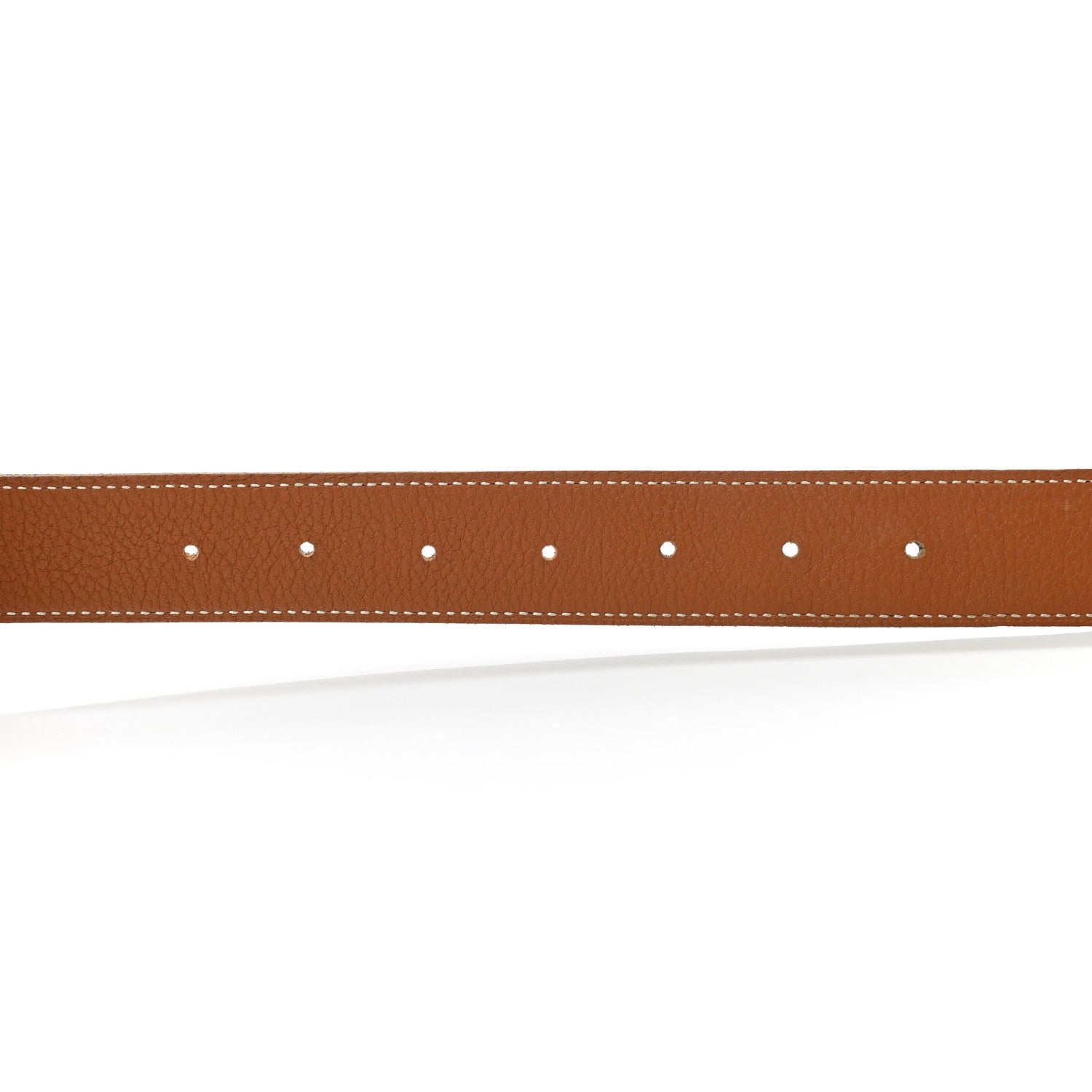 Hermes Box Togo 32mm Idem Belt 80 Black Gold 4 of 9