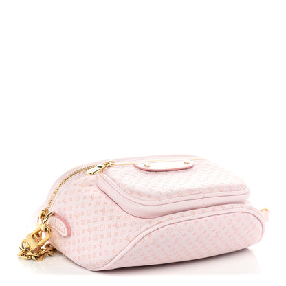 Louis Vuitton Calfskin Minigram Mini Bumbag  Light Bliss 4 of 10