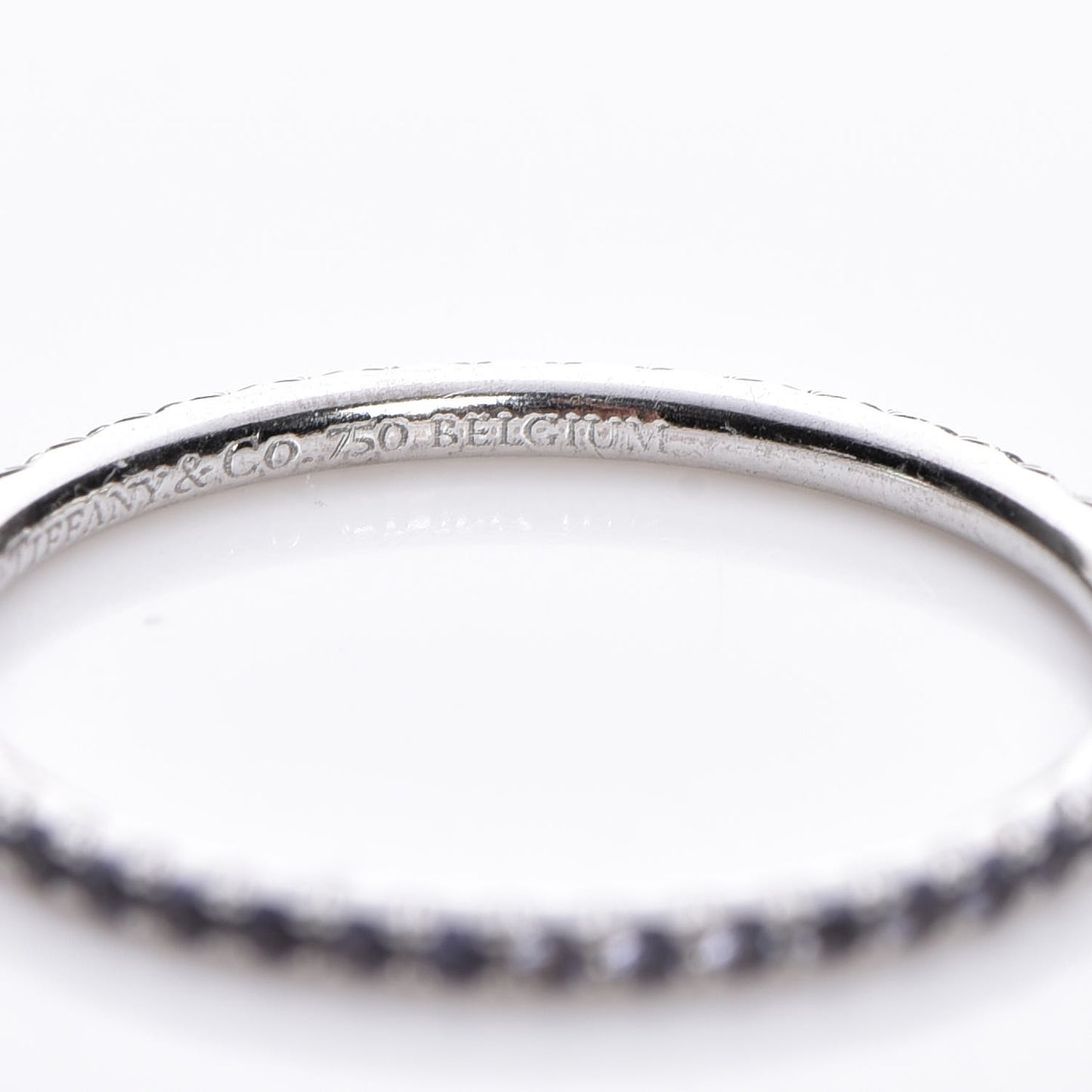 18K White Gold Iolite Metro Ring 7