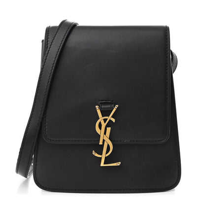 Saint Laurent Smooth Calfskin North South Kaia Satchel Black 1 of 11
