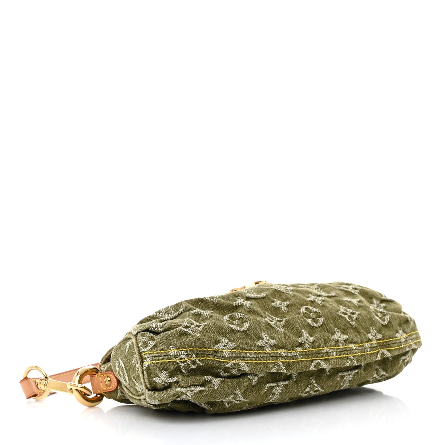 Monogram Denim Mini Pleaty Lichen
