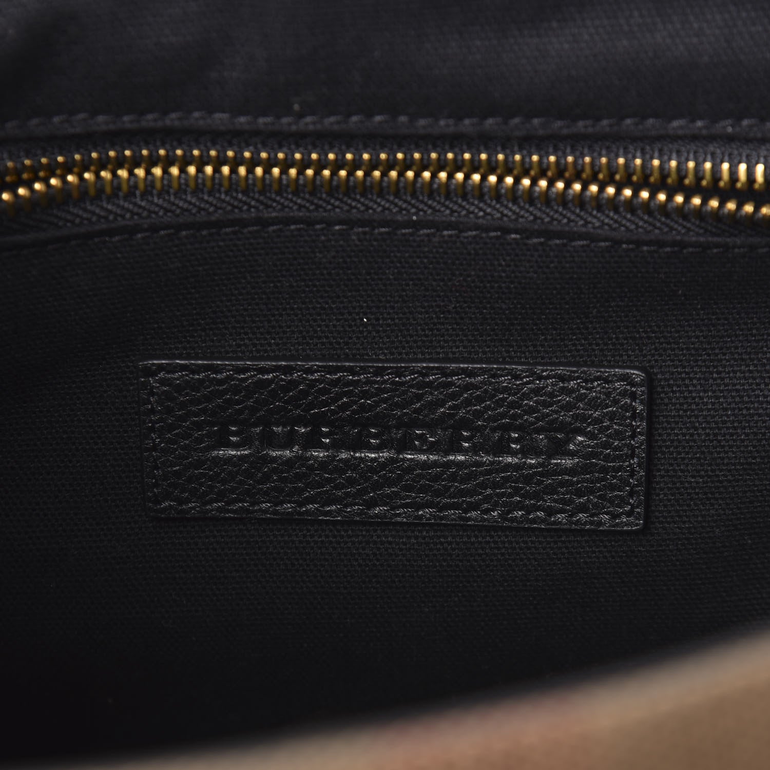 Burberry Canvas Mega Check Large Baildon Messenger Bag Black 6 of 8