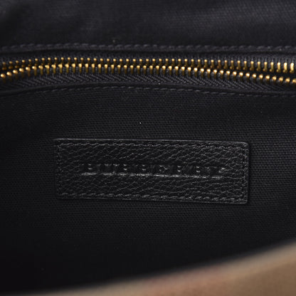 Burberry Canvas Mega Check Large Baildon Messenger Bag Black 6 of 8