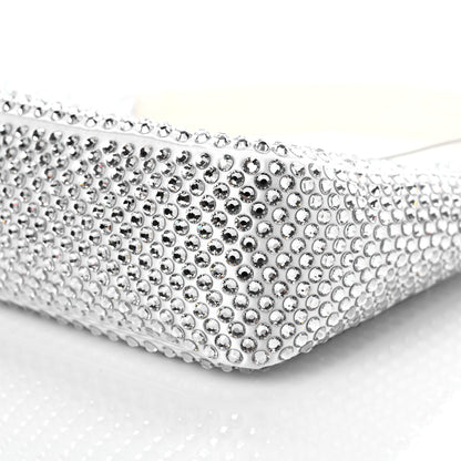 Prada Satin Crystal Mini Re-Edition 2000 Bag White 8 of 8