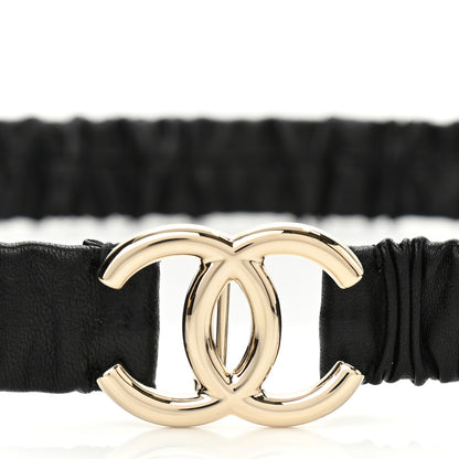 Chanel Calfskin CC Belt 90 36 Black 3 of 5