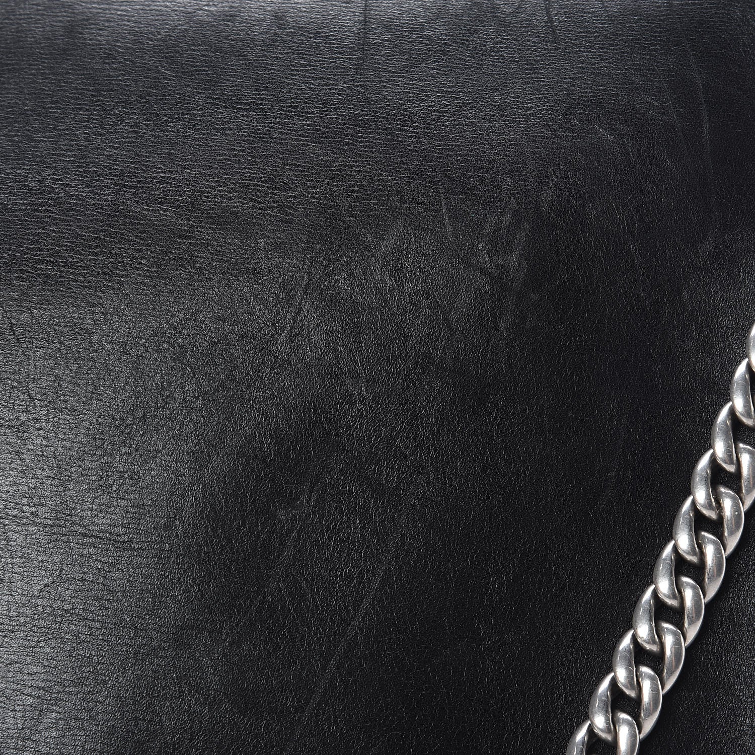 Celine Smooth Calfskin Blade Chain Flap Black 12 of 17