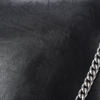 Celine Smooth Calfskin Blade Chain Flap Black 12 of 17