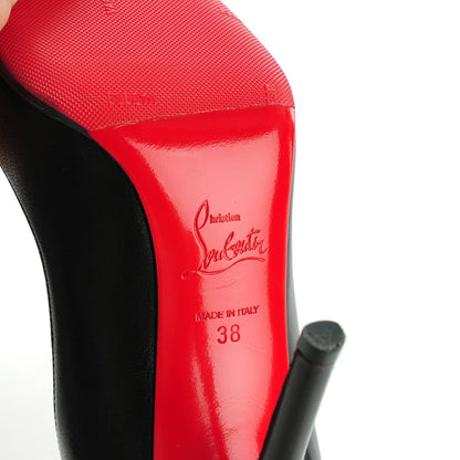 Christian Louboutin Kid Apostrophy 100 Pumps 38 Black 8 of 8