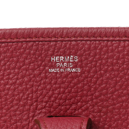Hermes Taurillon Clemence Evelyne III PM Rubis 6 of 10
