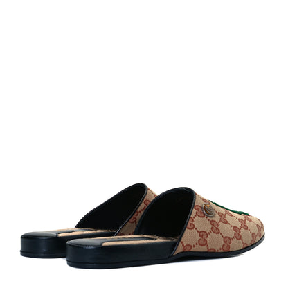 Gucci X MLB GG Monogram LA Dodgers Embroidered Womens GG Slippers 38.5 Beige Ruggine 5 of 11
