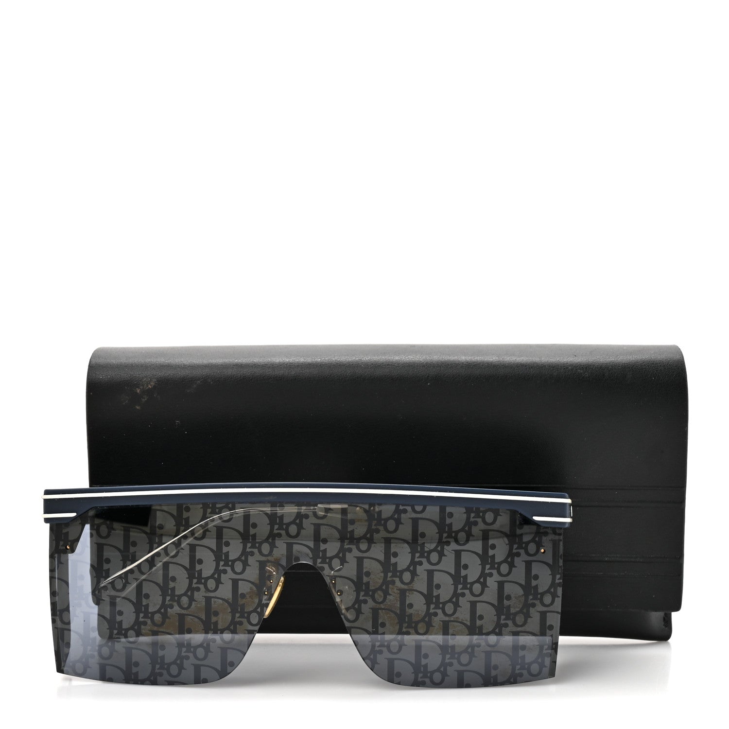 Christian Dior Oblique Diorclub M1U Mask Sunglasses Blue 9 of 9