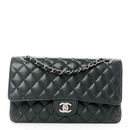 Chanel Caviar Quilted Medium Double Flap Black 1 of 12